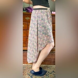 Floral Asymmetrical Women's Skirt